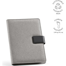 Tolstoy A5 Folder rPET. 64 FSC sheet notepad and rPU closure