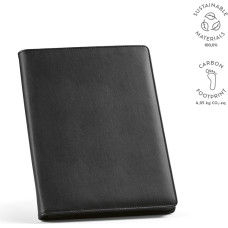 Orwell A4 Folder rPU. 64 FSC sheet notepad and zipper closure