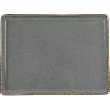 Porland SEASONS tumši pelēks taisnstūrveida šķīvis 27x21cm, Porland