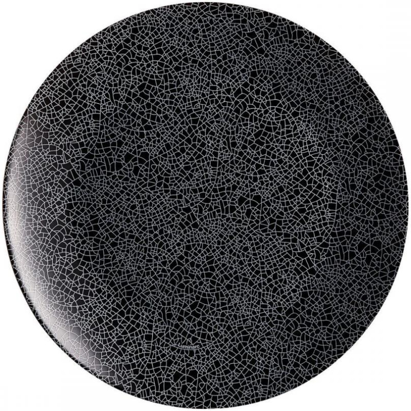 Luminarc ZOE BLACK PUSDIENU ŠĶĪVIS 25CM, Luminarc