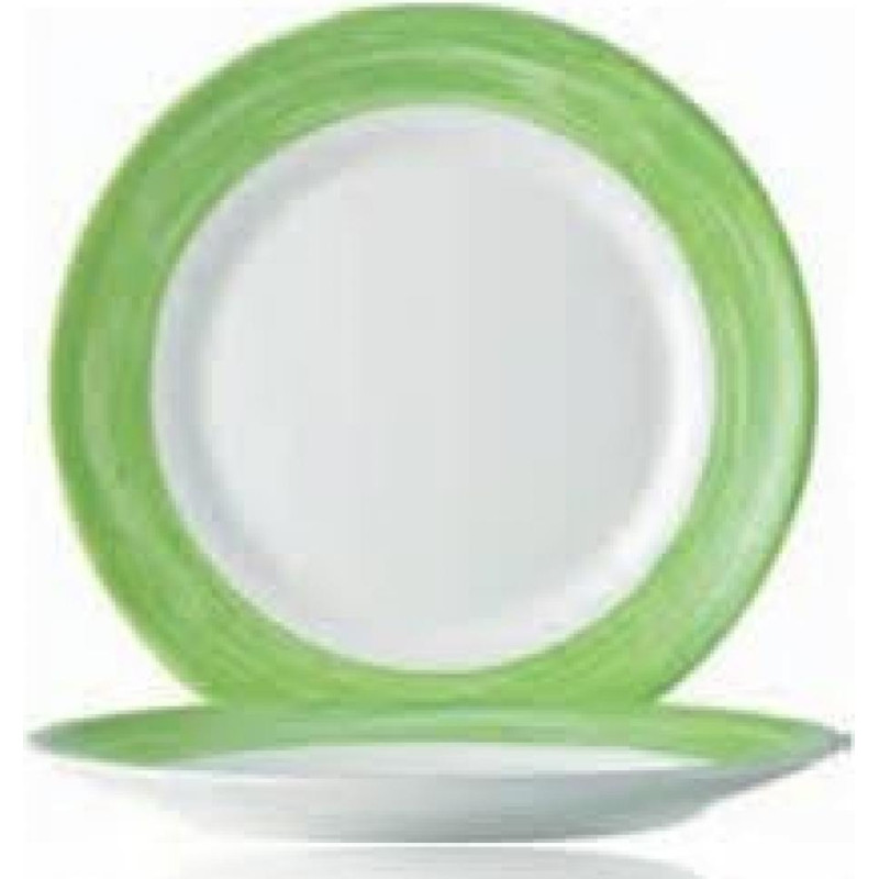 Luminarc BRUSH GREEN DESERTA &Scaron;ĶĪVIS 19.5CM, Luminarc