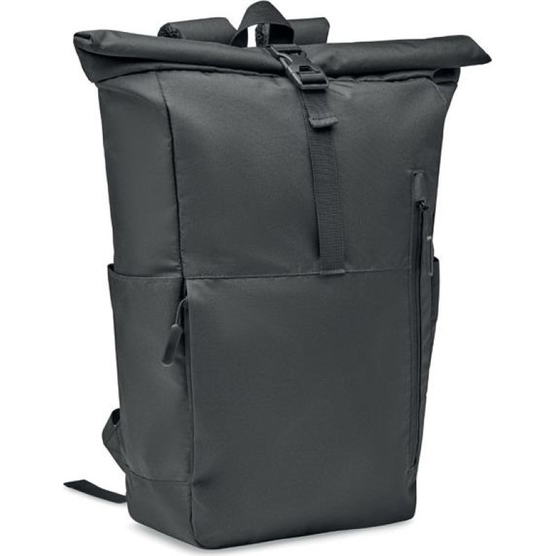 300D RPET rolltop backpack
