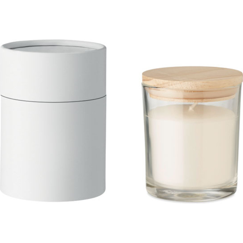 Vanilla fragranced candle