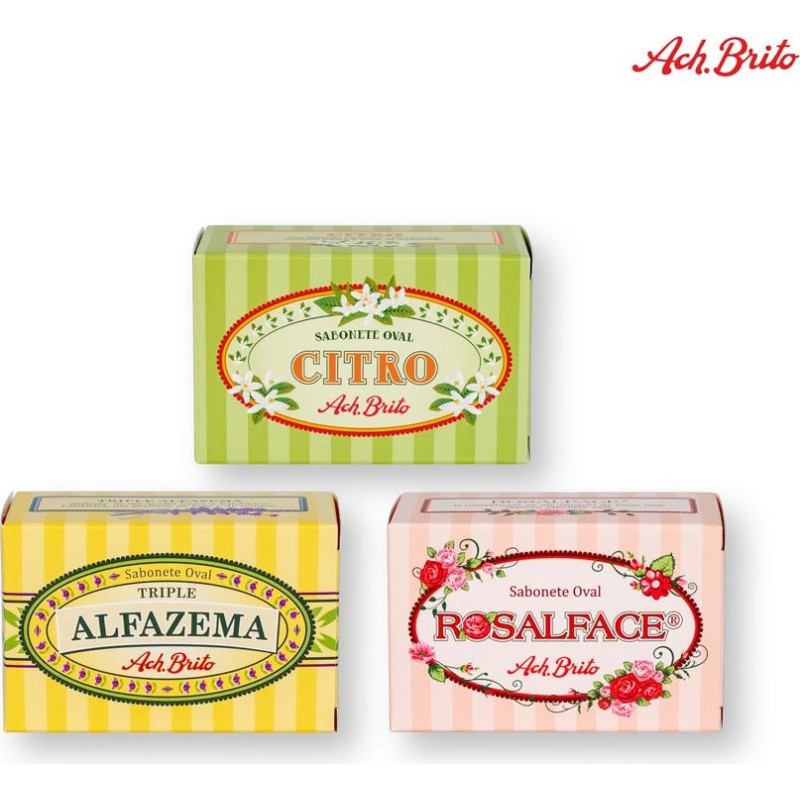 Ach. Brito&reg; FLORES. Pebble soaps (150g)