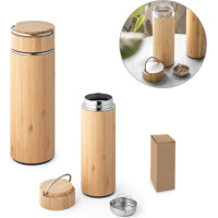 SOW. Bamboo and stainless steel thermos 440 mL
