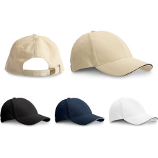 CHRISTOPHE. 100% cotton sandwich cap (260 g/m²) / White