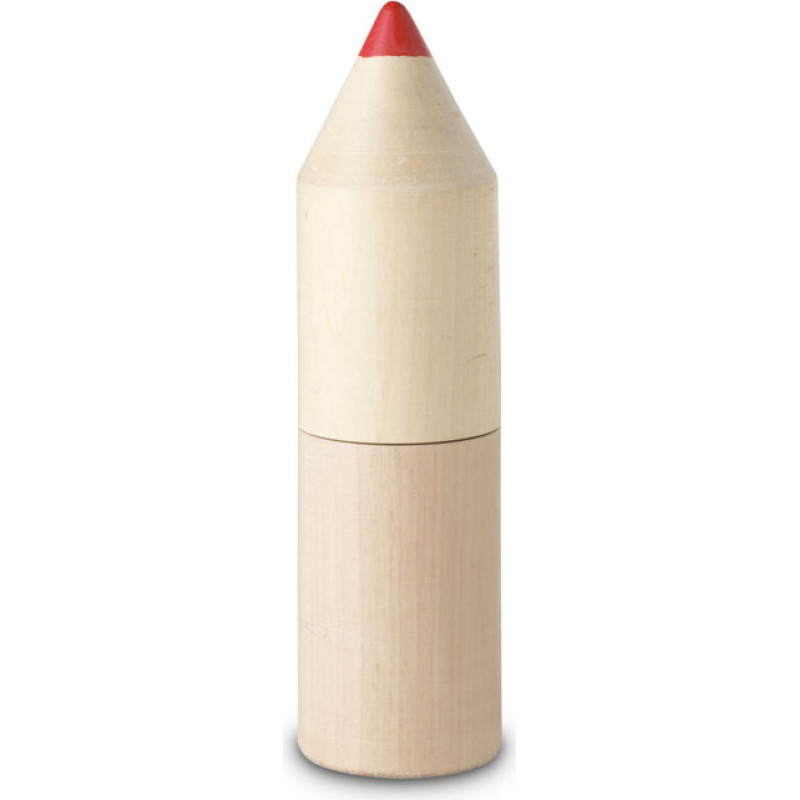 12 pencils in wooden box