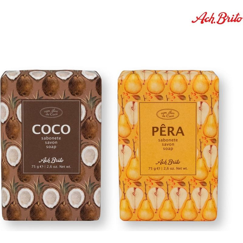 Ach. Brito&reg; FRUTADOS I. Soaps based on vegetable soap and enriched with coconut oil (75 g)