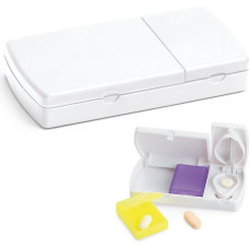 NERO. Pill box with 2 dividers