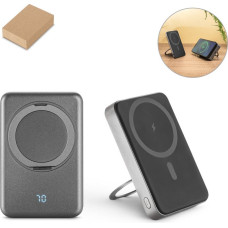 WARSHEL 10. 10'000 mAh magnetic power bank with 15W superfast wireless charger in recycled ABS (100% rABS) with stand