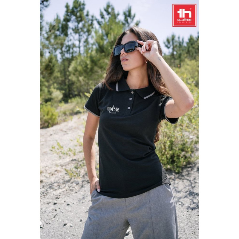 Th Clothes&reg; THC ROME WOMEN. Women's slim fit polo shirt