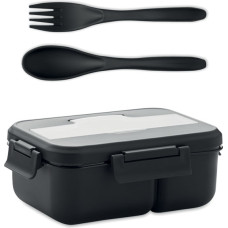 Lunch box with cutlery in PP