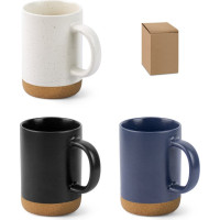 CONSTELLATION CORK. Ceramic mug with cork base 370 mL