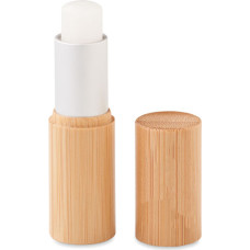 Lip balm in bamboo tube box