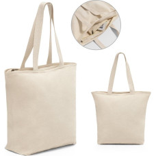 HACKNEY. 100% cotton bag with zipper (280 g/m²)