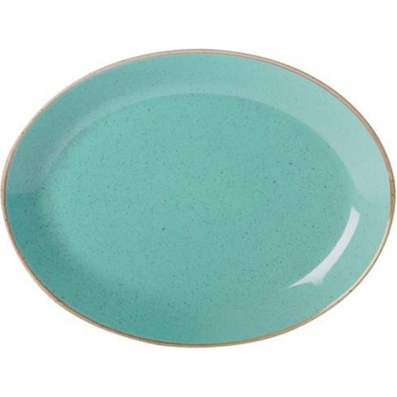 Porland SEASONS TURQUOISE ovāls &scaron;ķīvis 30cm, Porland