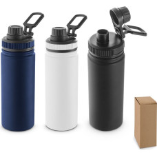 FEDERER. Bottle in 90% recycled stainless steel 570 mL