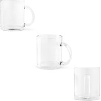 CARMO. Glass mug suitable for sublimation 350 mL