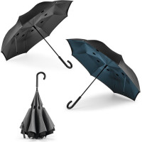ANGELA. 190T pongee reversible folding umbrella