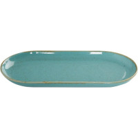 Porland SEASONS TURQUOISE ovāls &scaron;ķīvis 15x30cm, Porland