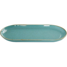 Porland SEASONS TURQUOISE ovāls &scaron;ķīvis 15x30cm, Porland