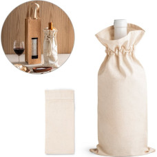 JEROME. 100% cotton bag for bottle (180 g/m²)