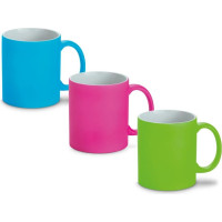 LYNCH. 350 mL neon finish ceramic mug