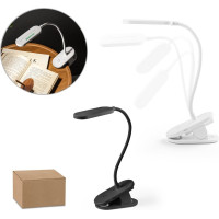 NESBIT II. Portable desk lamp with clip and 30h autonomy at 65% rABS