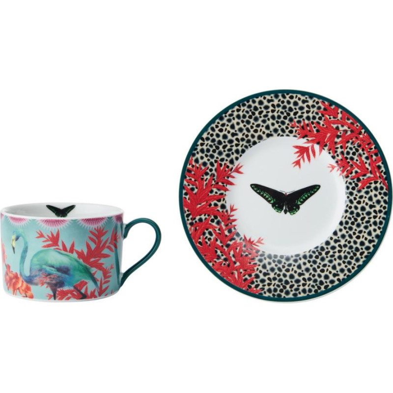 Mikasa SARAH ARNETT TASE 250ML AR APAKŠTASI, PORCELĀNS, Mikasa