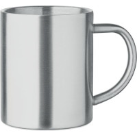 Recycled stainless steel mug